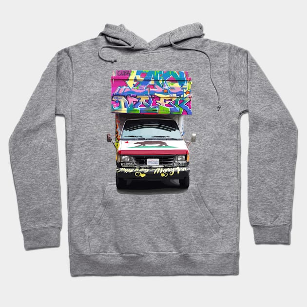 Moving Graffiti #14 Hoodie by PandaSex